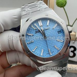 Replica watch 15510 ZF Factory Audemars Piguet Royal Oak ice blue 41mm Mechanical men