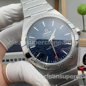 Replica watch Constellation V+ Factory Omega 131.30.41 Blue 41mm Mechanical men