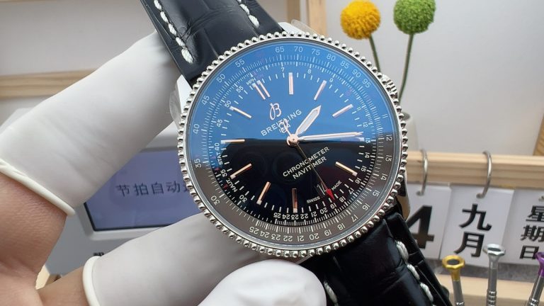 1:1 Replica Watch Navitimer V7 Factory Breitling A173262 Black 41mm Mechanical men