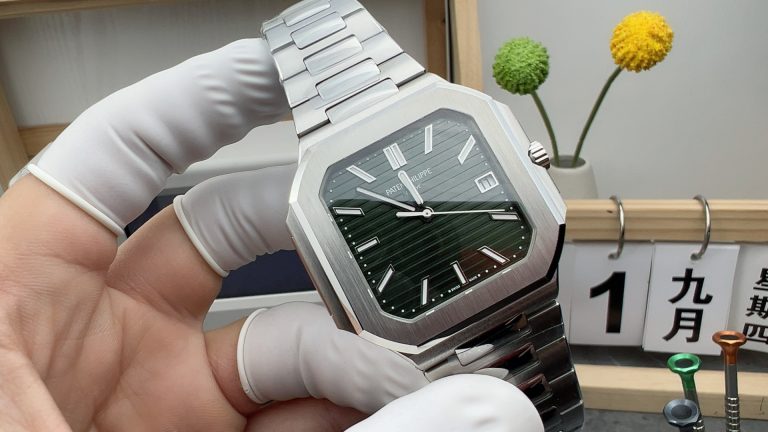 Replica watch Cubitus PPF Factory Patek Philippe 5821 Green Mechanical men