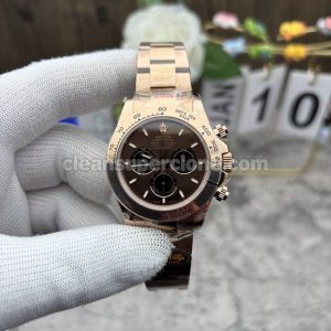 1:1 Copy watch Daytona QF Factory Rolex 126505 Brown 40mm 4131 Mechanical men