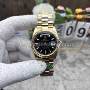 Top-quality replica watch 228238 CBD Factory Rolex Day-Date Black 40mm Mechanical men