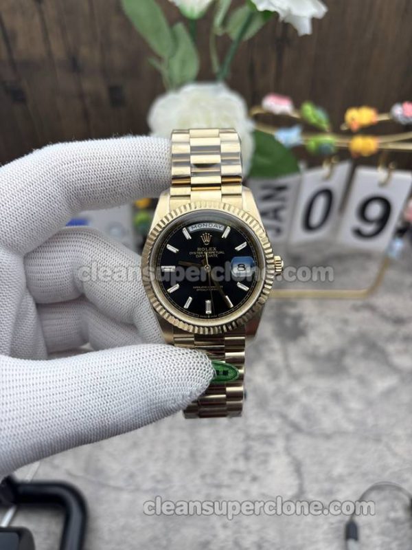 Top-quality replica watch 228238 CBD Factory Rolex Day-Date Black 40mm Mechanical men
