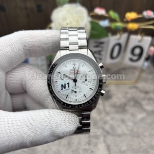 Top-quality replica watch Speedmaster N1 Factory Omega 10.30.42 White Mechanical men