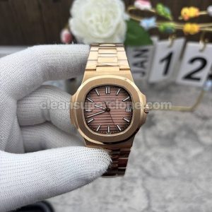 Super Clone watch Nautilus 3K Factory Patek Philippe 5711 Brown Mechanical men