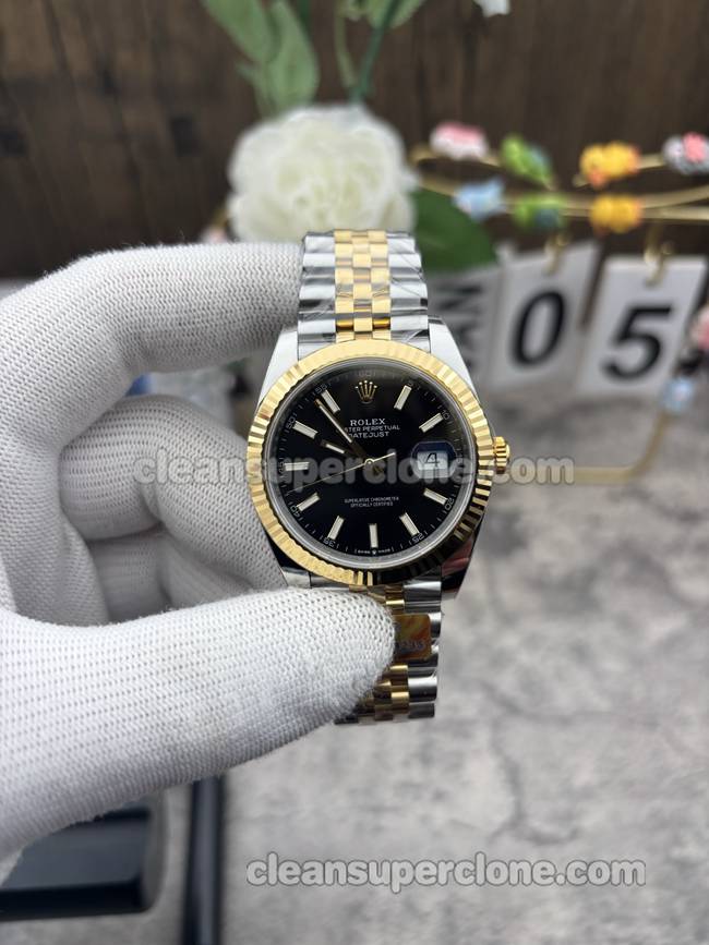1:1 Copy watch Datejust AR Factory Rolex 126333 Black 3235 Mechanical men