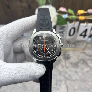 1:1 Copy watch Aquanaut P1 Factory Patek Philippe 5968 Black Mechanical men