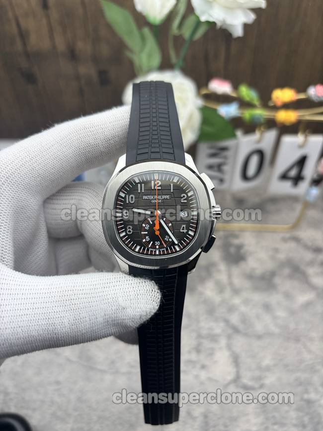 1:1 Copy watch Aquanaut P1 Factory Patek Philippe 5968 Black Mechanical men