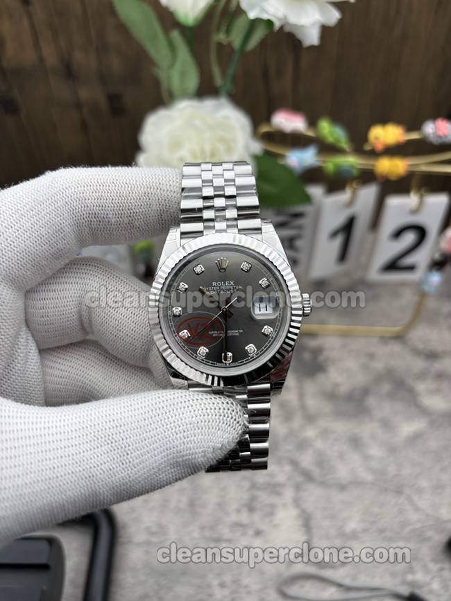 Super Clone watch Datejust VS Factory Rolex 126334 Gray 41mm 3235 Mechanical men
