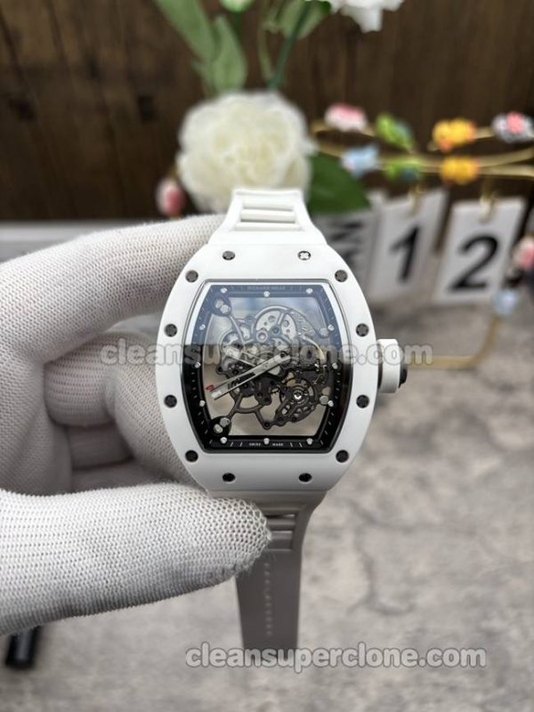 1:1 Copy watch Richard Mille BBS Factory RM055 White ceramic Mechanical men