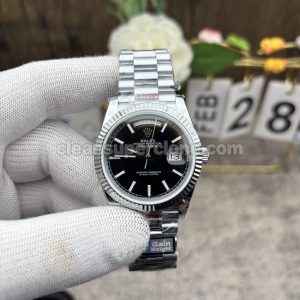 The best replica watch 228239 QF Factory Rolex Day-Date Black 2836 40mm Mechanical men