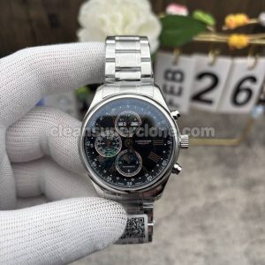 1:1 Copy watch Master Collection AF Factory Longines L2.773.4.61.6 Black Mechanical men