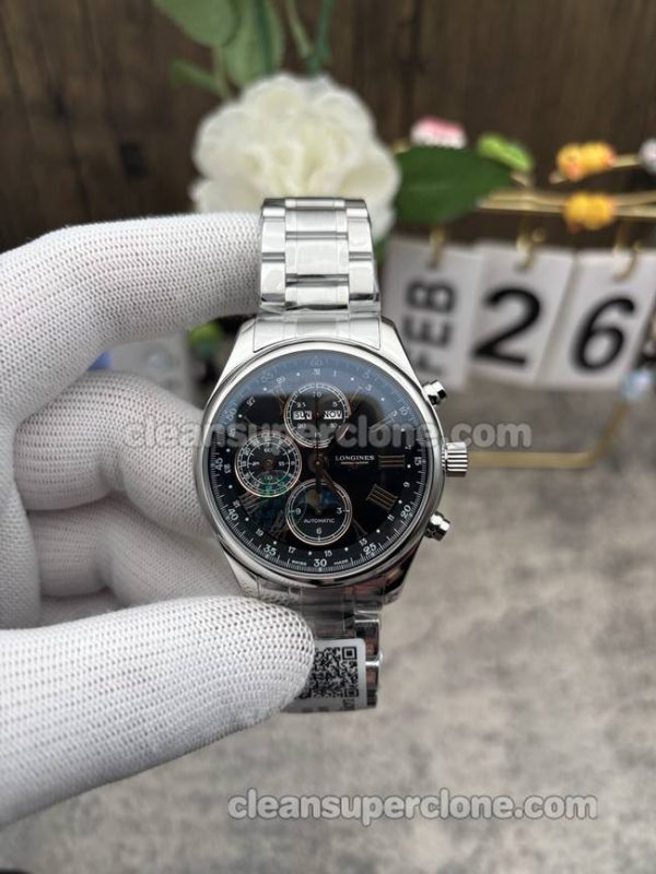 1:1 Copy watch Master Collection AF Factory Longines L2.773.4.61.6 Black Mechanical men