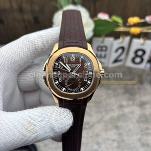 Super Clone watch Aquanaut ZF Factory Patek Philippe 5164 Brown Mechanical men